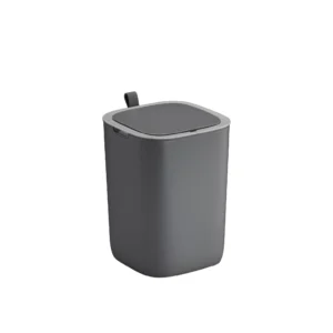 Caneca gris con sensor