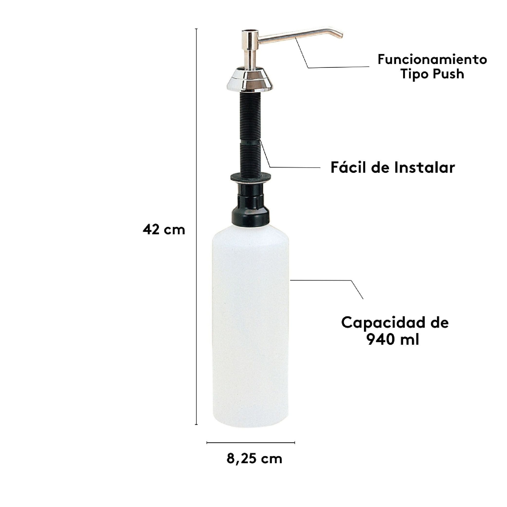 Dispensador de jabón líquido