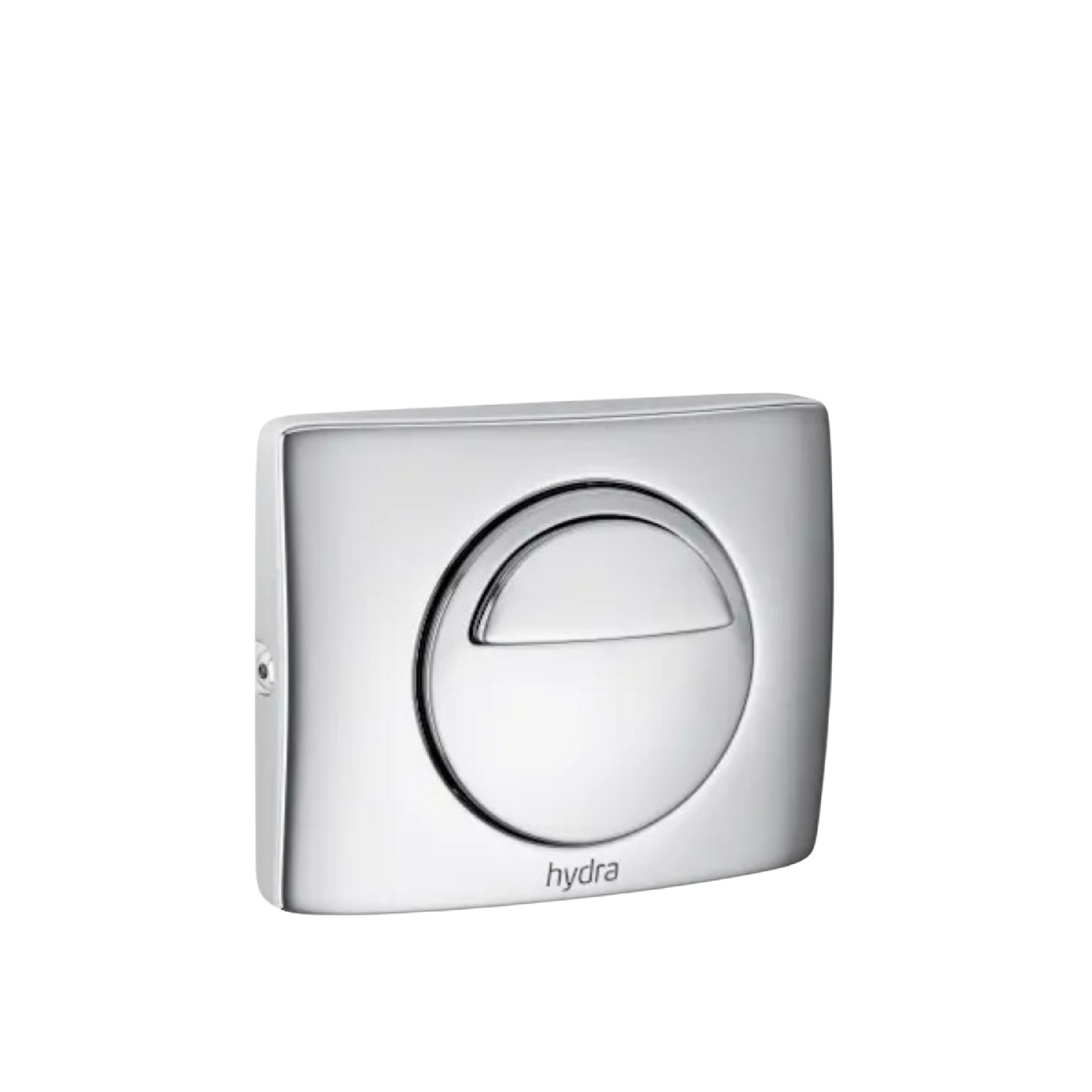 Botón de descarga cromado