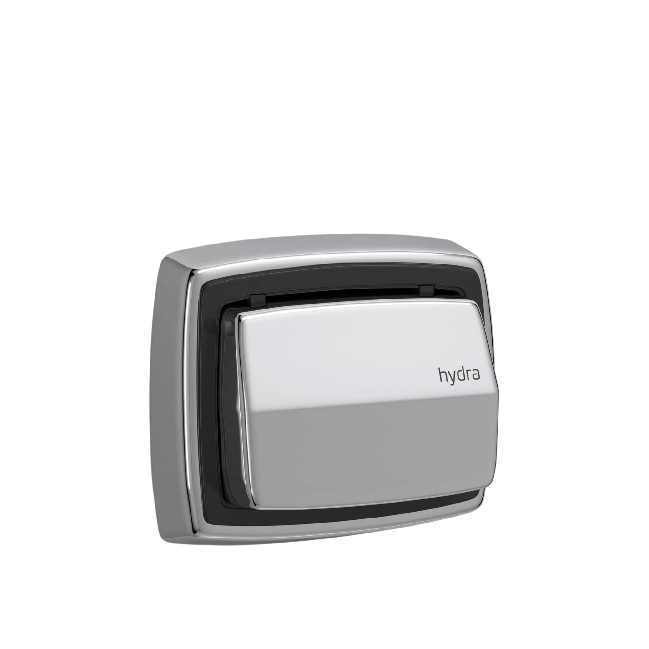 Botón de descarga cromado