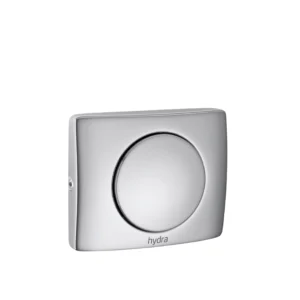 Botón de descarga cromado