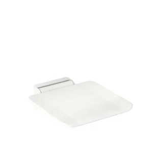 Asiento blanco abatible