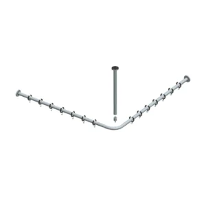 Barra de cortina para ducha