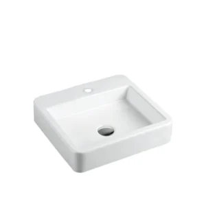 Lavamanos cuadrado de sobre poner