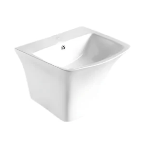 Lavamanos rectangular suspendido