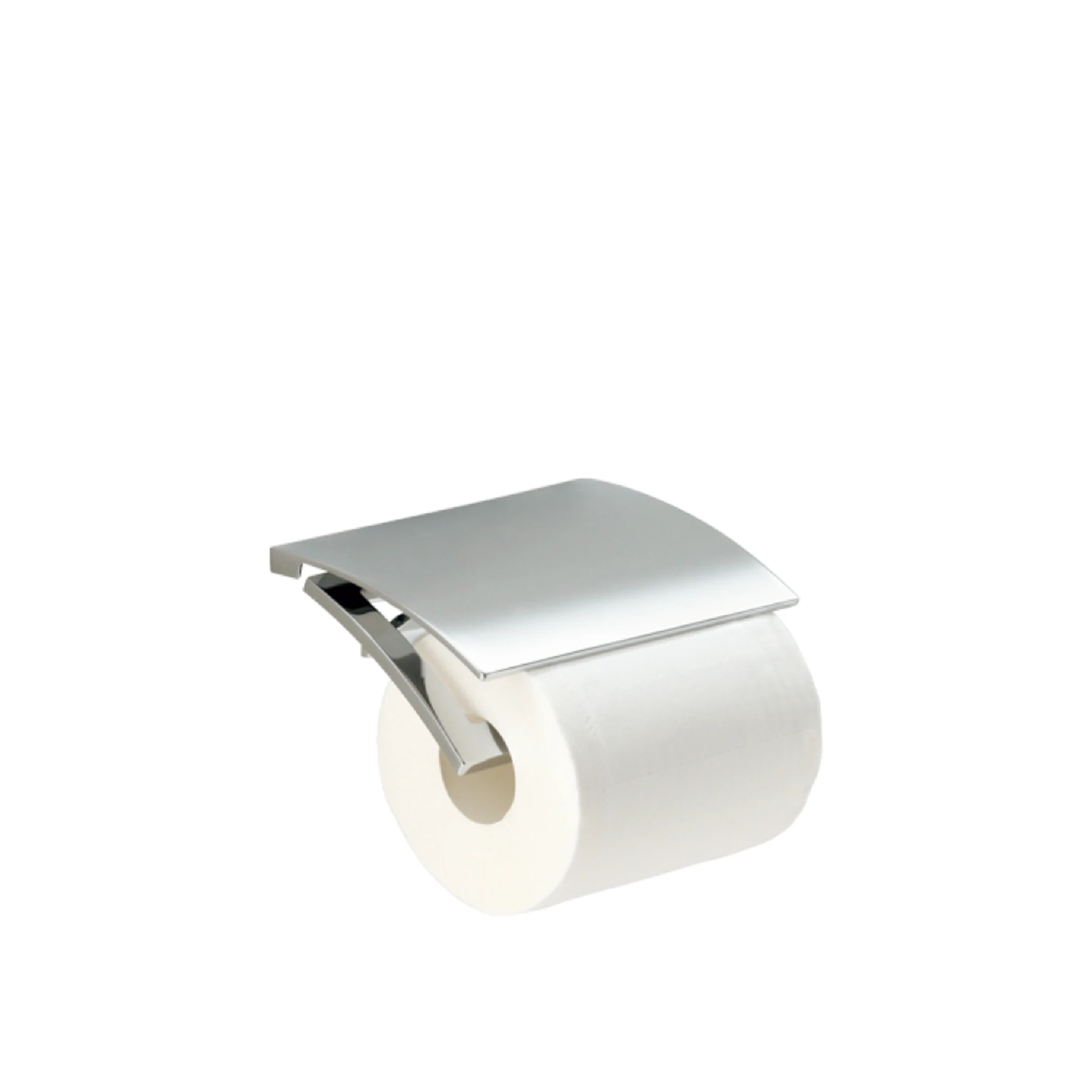 Portarrollo con tapa cromado