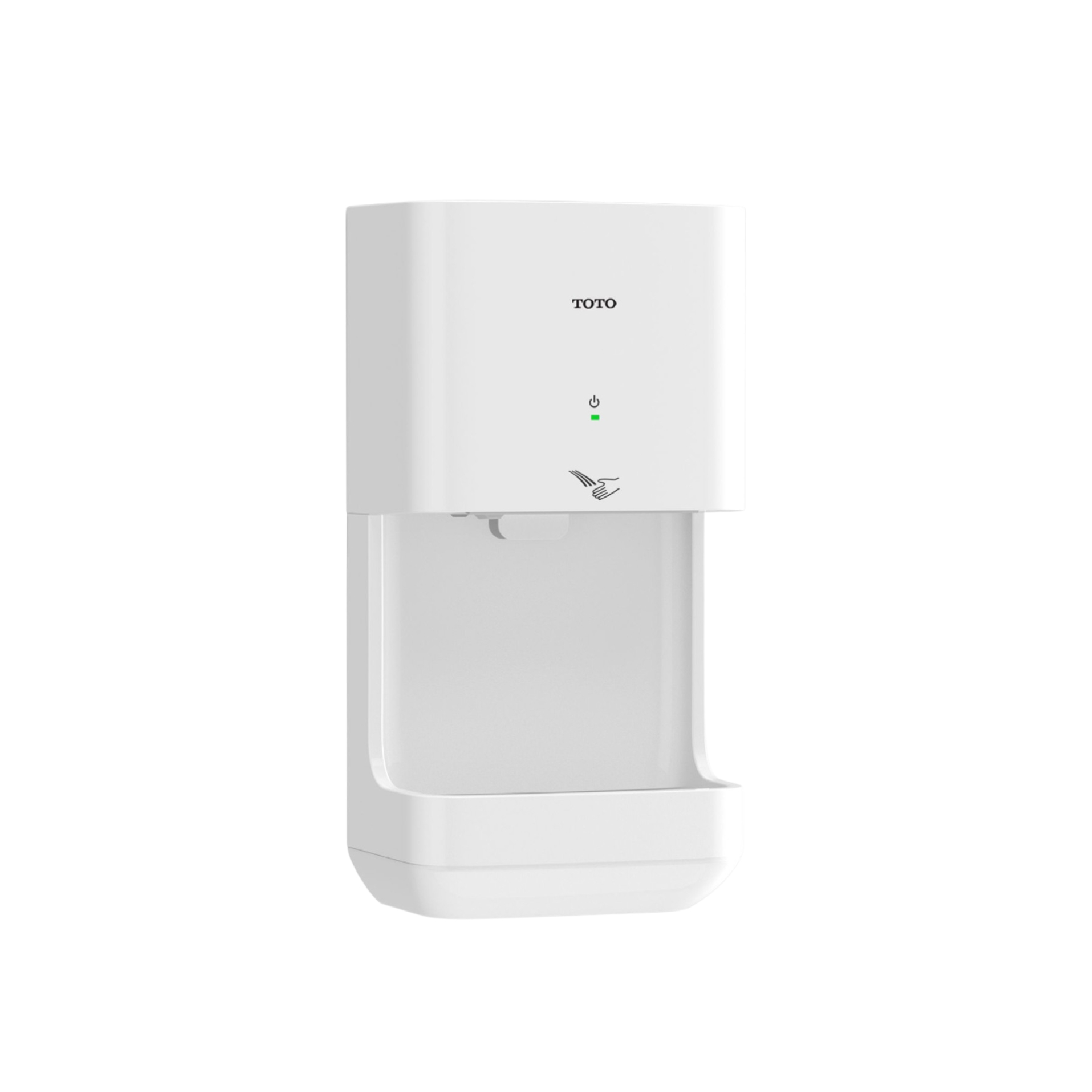 Secador de manos blanco con sensor