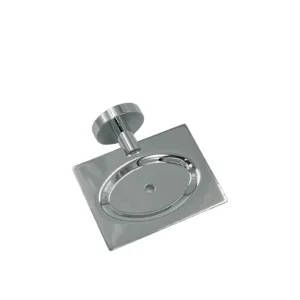 Jabonera de pared cromada