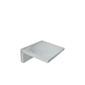 Jabonera de pared cromada