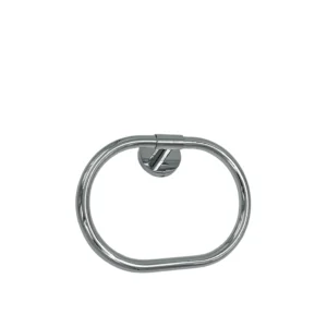 Toallero cromado de argolla