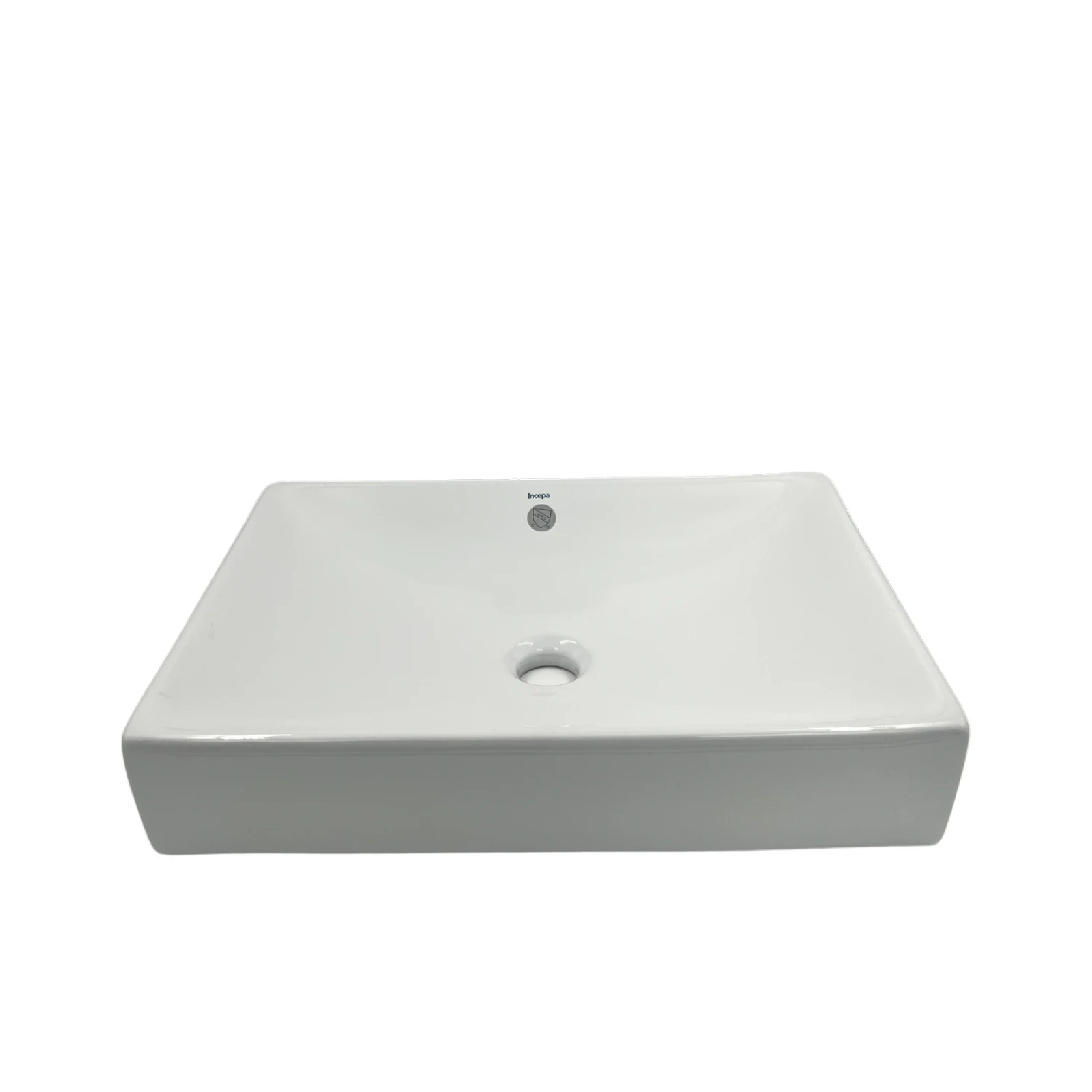 Lavamanos rectangular de sobreponer